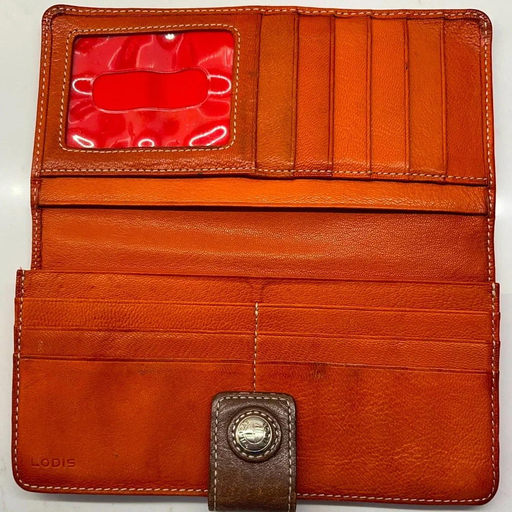 VINTAGE LODIS ladies wallet - 100% leather, slim with max organizational power! - Picture 7 of 8